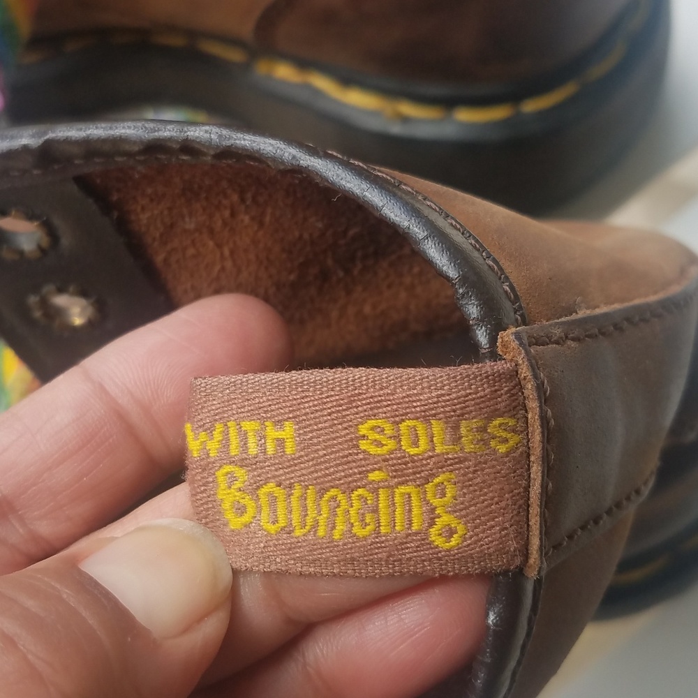 Dr. Martens 2A73 Brown Leather Boots - Picture 5 of 10